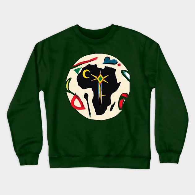 African tribes Crewneck Sweatshirt by Mr Eight